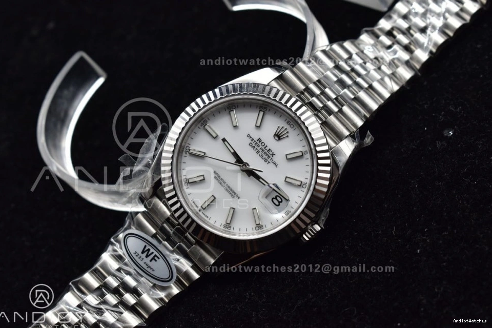 Supportive A 649 Dial Bracelet Edition Steel SS 41 Stick 904L 1:1 Datejust WF SS Jubilee Best on White 0217